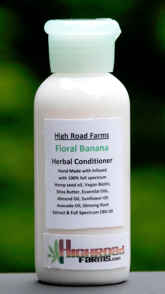 Tropical Infused Herbal Hair Conditioner • Floral Banana